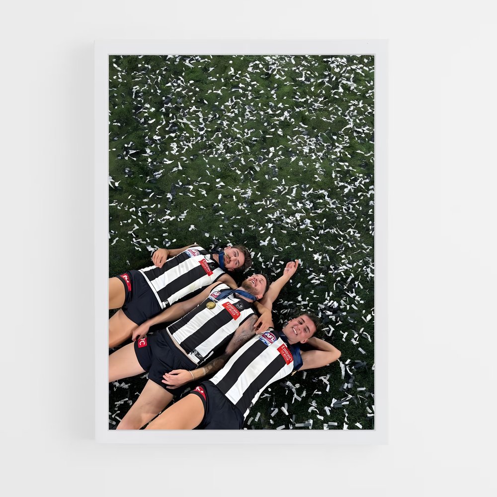 Poster Collingwood Dreamers – affiche Football australien (vue 3)